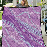 Polynesian Puakeniken Pikake Twisted Lei Quilt Amethys - Polynesian Pride