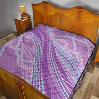 Polynesian Puakeniken Pikake Twisted Lei Quilt Amethys - Polynesian Pride