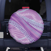 Polynesian Puakeniken Pikake Twisted Lei Spare Tire Cover Amethys - Polynesian Pride