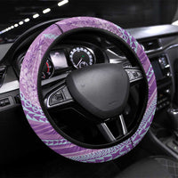 Polynesian Puakeniken Pikake Twisted Lei Steering Wheel Cover Amethys - Polynesian Pride