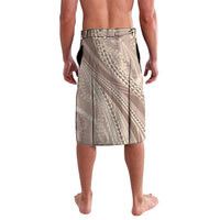 Polynesian Puakeniken Pikake Twisted Lei Lavalava Beige - Polynesian Pride