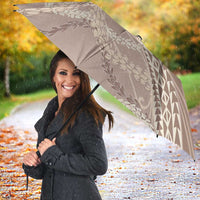 Polynesian Puakeniken Pikake Twisted Lei Umbrella Beige - Polynesian Pride