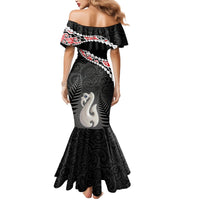 Personalised New Zealand Maori Mermaid Dress Manaia Mix Koru LT7 - Polynesian Pride