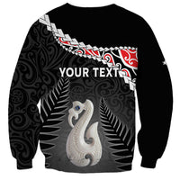 Personalised New Zealand Maori Sweatshirt Manaia Mix Koru LT7 - Polynesian Pride