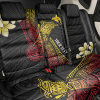 Personalized Papua New Guinea Back Car Seat Cover Kundu Drum Carving Motifs