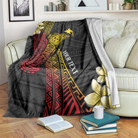 Personalized Papua New Guinea Blanket Kundu Drum Carving Motifs