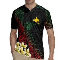 Personalized Papua New Guinea Rugby Jersey Kundu Drum Motifs - Sepik Colors