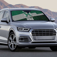 Hawaii Rainbow Warriors Alumni Custom Auto Sun Shade Kanaka Arrows Tropical Vibes LT7 - Polynesian Pride