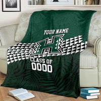 Hawaii Rainbow Warriors Alumni Custom Blanket Kanaka Arrows Tropical Vibes LT7 - Polynesian Pride