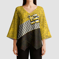 Hawaii Nanakuli High Alumni Custom Kimono Sleeve Blouse Kanaka Arrows Tropical Vibes LT7 - Polynesian Pride