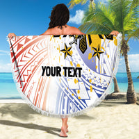 Philippines Independence Day Beach Blanket Eagle Mix Filipino Flag Tribal Style