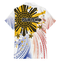 Philippines Independence Day Hawaiian Shirt Eagle Mix Filipino Flag Tribal Style