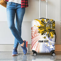 Philippines Independence Day Luggage Cover Eagle Mix Filipino Flag Tribal Style