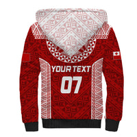 Personalised Tonga Rugby Sherpa Hoodie Mate Ma'a Tonga Champions LT7 - Polynesian Pride