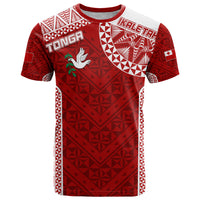 Personalised Tonga Rugby T Shirt Ikale Tahi Champions World Cup 2023 LT7 Red - Polynesian Pride