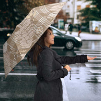 Khaki Palaka Hawaii Cowboy Christmas Umbrella Paniolo Mix Maile Lei - Polynesian Pride
