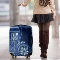Samoa Siapo Motif Luggage Cover Classic Style - Bue Ver LT7 - Polynesian Pride
