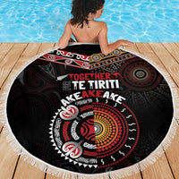 Aotearoa and Australia Indigenous Beach Blanket Stand Together For Te Tiriti