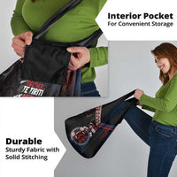 Aotearoa and Samoa Together For Te Tiriti Grocery Bag Kowhaiwhai Mix Siapo - Flag Color