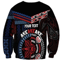 Aotearoa and Samoa Together For Te Tiriti Sweatshirt Kowhaiwhai Mix Siapo - Flag Color LT7 - Polynesian Pride