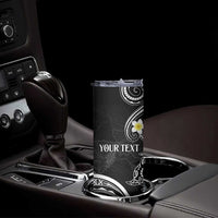 Polynesia Tribal Skinny Tumbler Tentacles Plumeria