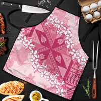 Bula Fiji Plumeria Tagimoucia Salusalu Pink Apron Kaiviti Masi - Polynesian Pride