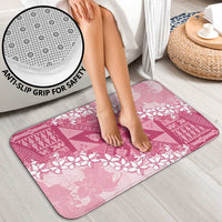 Bula Fiji Plumeria Tagimoucia Salusalu Pink Bathroom Set Kaiviti Masi - Polynesian Pride