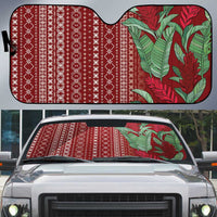 Women's Day Samoa Malu Tattoo Inspired Mix Teuila Auto Sun Shade Scarlet