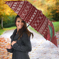 Women's Day Samoa Malu Tattoo Inspired Mix Teuila Umbrella Scarlet