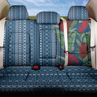 Women's Day Samoa Malu Tattoo Inspired Mix Teuila Back Car Seat Cover Royal Blue