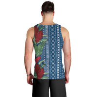 Women's Day Samoa Malu Tattoo Inspired Mix Teuila Men Tank Top Royal Blue