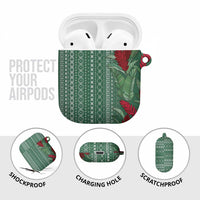 Women's Day Samoa Malu Tattoo Inspired Mix Teuila AirPods Case Sage Green LT7 - Polynesian Pride