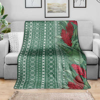 Women's Day Samoa Malu Tattoo Inspired Mix Teuila Blanket Sage Green