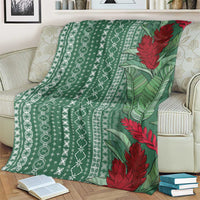 Women's Day Samoa Malu Tattoo Inspired Mix Teuila Blanket Sage Green
