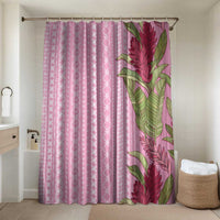 Women's Day Samoa Malu Tattoo Inspired Mix Teuila Bathroom Set Rose Pink