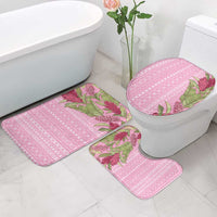Women's Day Samoa Malu Tattoo Inspired Mix Teuila Bathroom Set Rose Pink
