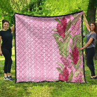 Women's Day Samoa Malu Tattoo Inspired Mix Teuila Quilt Rose Pink