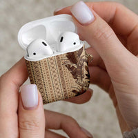 Women's Day Samoa Malu Tattoo Inspired Mix Teuila AirPods Case Vintage Tapa