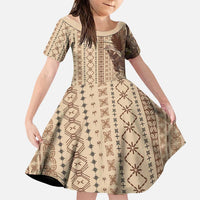 Women's Day Samoa Malu Tattoo Inspired Mix Teuila Family Matching Mermaid Dress and Hawaiian Shirt Vintage Tapa