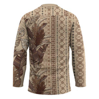 Women's Day Samoa Malu Tattoo Inspired Mix Teuila Hockey Jersey Vintage Tapa