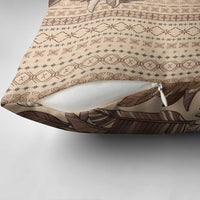 Women's Day Samoa Malu Tattoo Inspired Mix Teuila Pillow Cover Vintage Tapa
