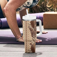 Women's Day Samoa Malu Tattoo Inspired Mix Teuila Tumbler With Handle Vintage Tapa