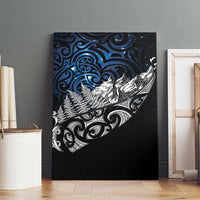 Maori Matariki Canvas Wall Art Landscape Styled Fern - Galaxy