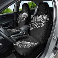 Maori Matariki Car Seat Cover Landscape Styled Fern - Monochrome
