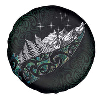 Maori Matariki Spare Tire Cover Landscape Styled Fern - Paua Shell LT7 - Polynesian Pride