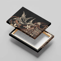 Samoa Manuia le Aso Tuto'atasi Canvas Wall Art Siapo Mamanu Mix Tatau Marlin