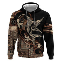 Samoa Manuia le Aso Tuto'atasi Hoodie Siapo Mamanu Mix Tatau Marlin
