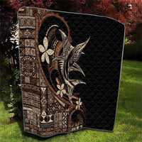Samoa Manuia le Aso Tuto'atasi Quilt Siapo Mamanu Mix Tatau Marlin