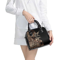 Samoa Manuia le Aso Tuto'atasi Shoulder Handbag Siapo Mamanu Mix Tatau Marlin