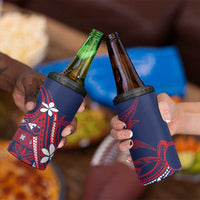 Samoa Manuia le Aso Tuto'atasi 4 in 1 Can Cooler Tumbler Siapo Mamanu Mix Tatau Marlin - Flag Color